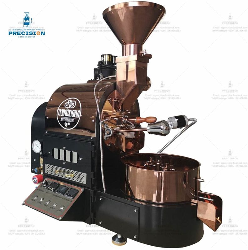 محمص حبوب القهوة مع شعار مخصص لون 12kg 15kg 20kg
