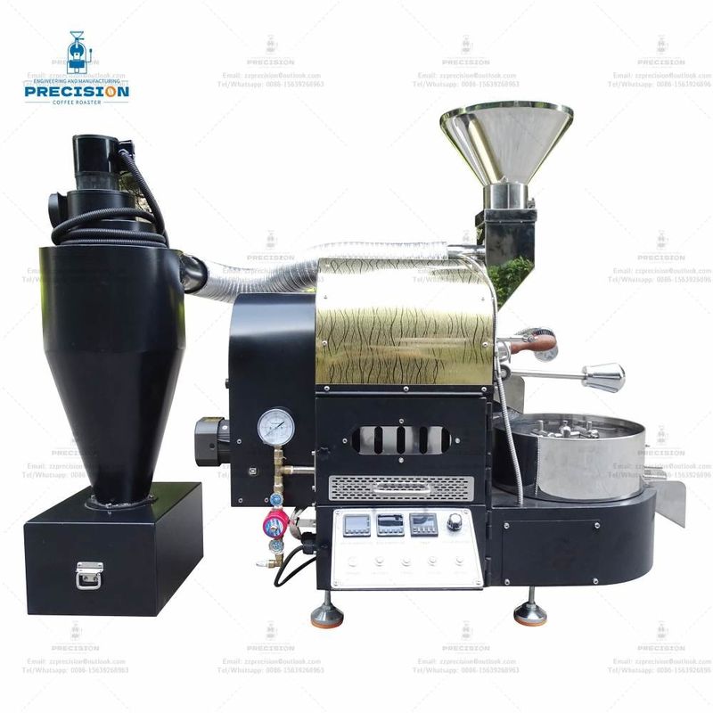 صانع القهوة الحديدي الصب 10kg 12kg 15kg طبل الفولاذ المقاوم للصدأ الكبير