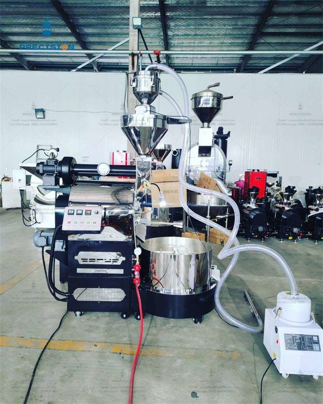 سعر جيد 2024 آلة طهي القهوة الكهربائية الجديدة 6kg 12kg 15kg طهي القهوة